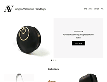 Tablet Screenshot of angelavalentinehandbags.com